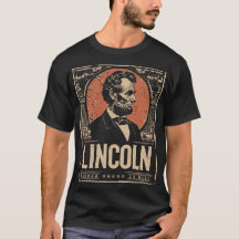 Abraham Lincoln Präsident Vintage-Porträt-Design