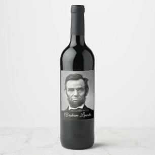 Abraham Lincoln - Präsident Weinetikett