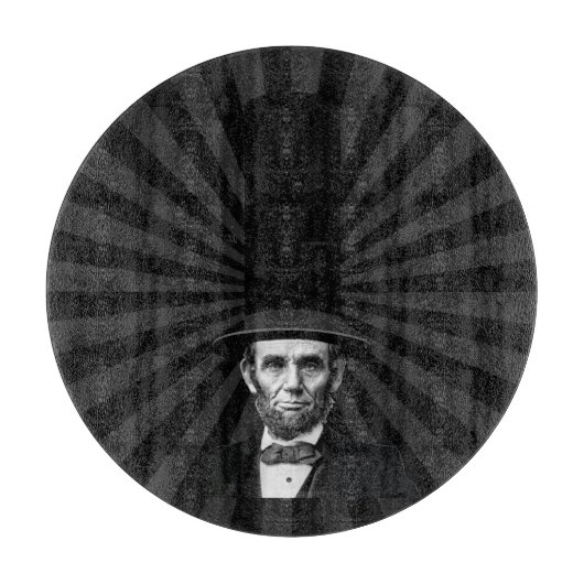 Abraham Lincoln Präsidentieller Mode Statement Schneidebrett (Vorderseite)