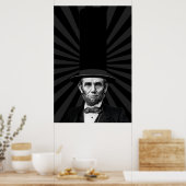Abraham Lincoln Präsidentieller Modespruch Poster (Küche)