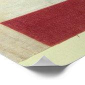 Abraham Lincoln Präsidentschaftskampagne Flag Poster (Ecke)