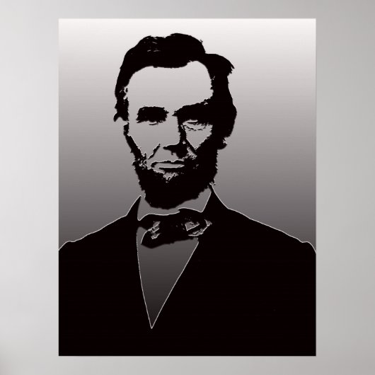 Abraham Lincoln Print Poster (Vorne)