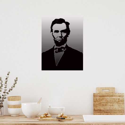 Abraham Lincoln Print Poster (Küche)