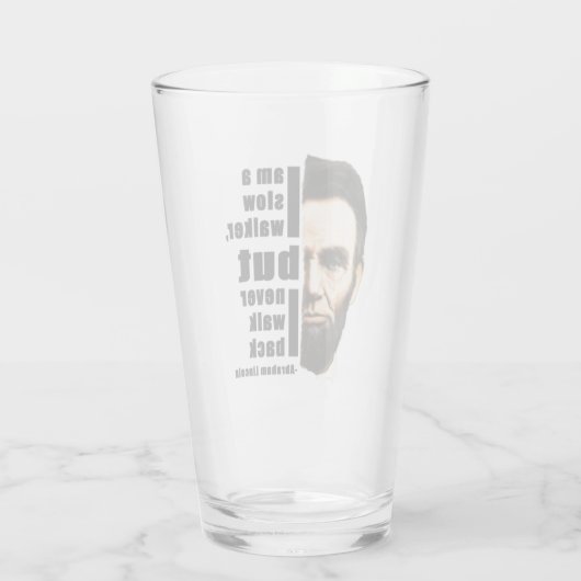 Abraham lincoln Quotes Glass Cup Glas (Rückseite)
