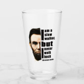 Abraham lincoln Quotes Glass Cup Glas (Vorderseite)