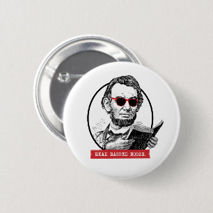 Abraham Lincoln Reads Banned Books Button