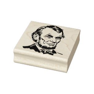 Abraham Lincoln Rubber Briefmarke Gummistempel
