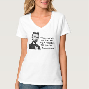 Abraham Lincoln-Schleppangel-Zitat T-Shirt