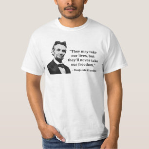 Abraham Lincoln-Schleppangel-Zitat T-Shirt