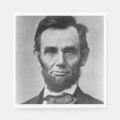 Abraham Lincoln Serviette (Vorderseite)
