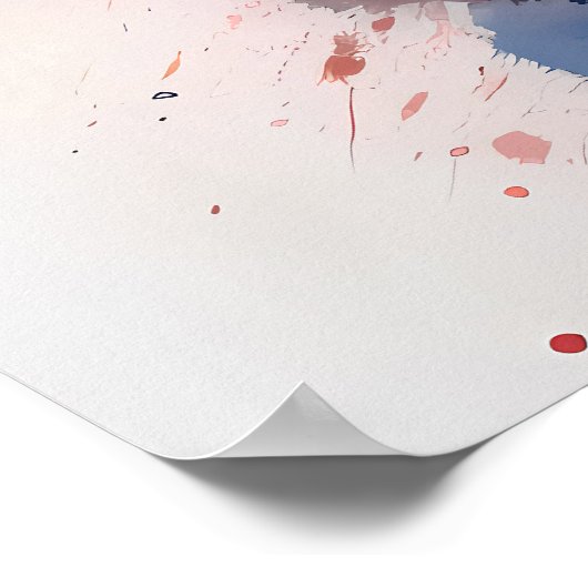 Abraham Lincoln Shredding Poster (Ecke)