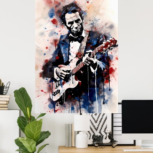 Abraham Lincoln Shredding Poster (Heimbüro)