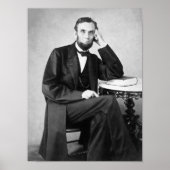 Abraham Lincoln Sitzportrait Poster (Vorne)