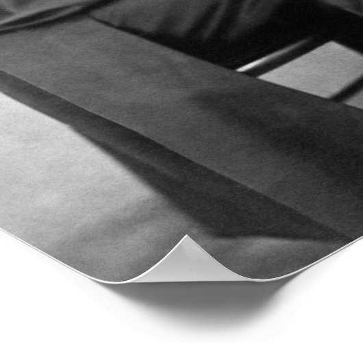 Abraham Lincoln Sitzportrait Poster (Ecke)