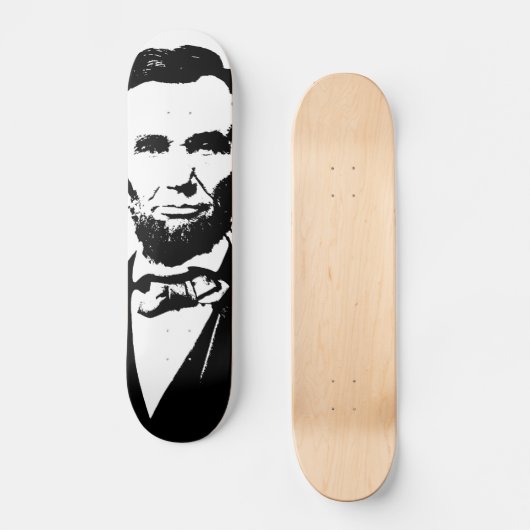 Abraham Lincoln Skateboard (Vorderseite)