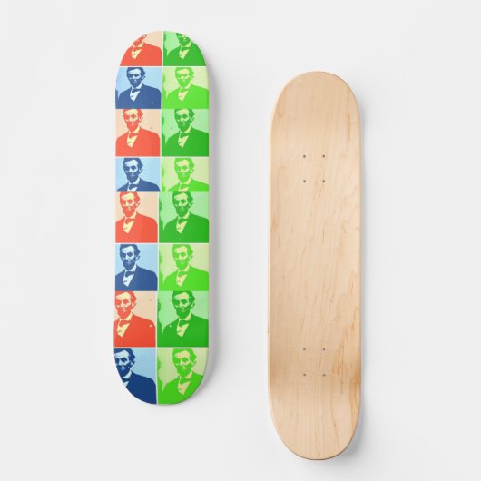 Abraham Lincoln Skateboard (Vorderseite)