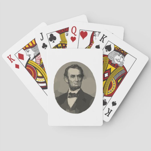 Abraham Lincoln Spielkarten (Rückseite)