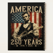 Abraham Lincoln spielt Gitarre 4. Juli Planer (Rückseite)