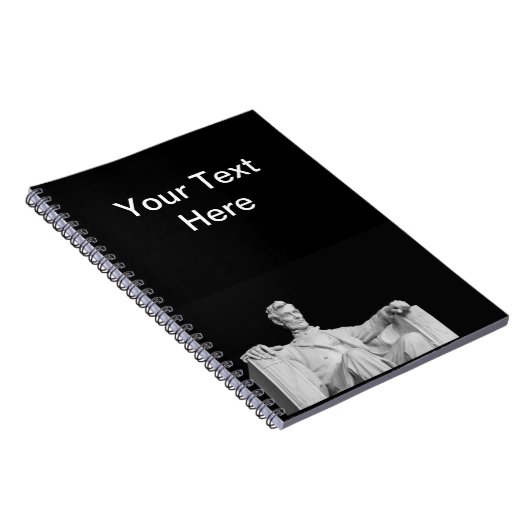 Abraham Lincoln Spiral Notebook Notizblock (Rechte Seite)