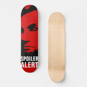 Abraham Lincoln Spoiler Alert Red Skateboard (Vorderseite)