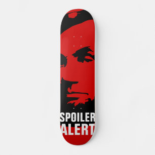 Abraham Lincoln Spoiler Alert Red Skateboard