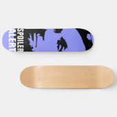Abraham Lincoln Spoiler Alert Skateboard (Horizontal)