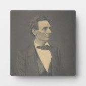 Abraham Lincoln, Springfield, Illinois Fotoplatte (Vorderseite)