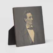 Abraham Lincoln, Springfield, Illinois Fotoplatte (Vorderseite)