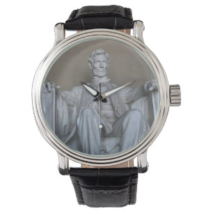 Abraham Lincoln-Statue Armbanduhr
