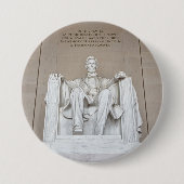 Abraham Lincoln Statue Button (Vorderseite)