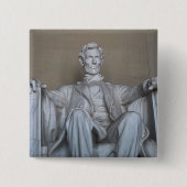 Abraham Lincoln-Statue Button (Vorderseite)