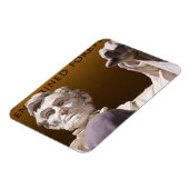 Abraham Lincoln Statue, Lincoln Memorial Magnet (Linke Seite)