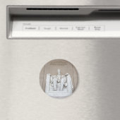 Abraham Lincoln Statue Magnet (In Situ (Geschirrspüler))