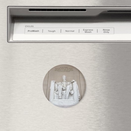 Abraham Lincoln Statue Magnet (In Situ (Geschirrspüler))