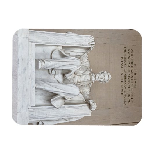 Abraham Lincoln Statue Magnet (Horizontal)