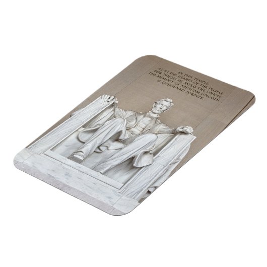 Abraham Lincoln Statue Magnet (Linke Seite)