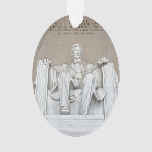 Abraham Lincoln Statue Ornament (Vorderseite)