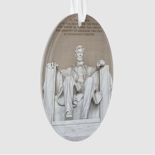 Abraham Lincoln Statue Ornament (Vorderseite)