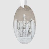 Abraham Lincoln Statue Ornament (Vorderseite)