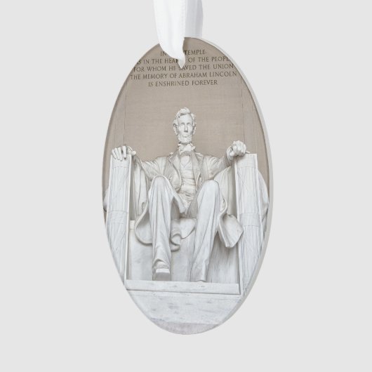 Abraham Lincoln Statue Ornament (Vorderseite)