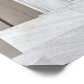 Abraham Lincoln Statue Poster (Ecke)