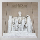 Abraham Lincoln Statue Poster (Vorne)