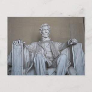 Abraham Lincoln Statue Postkarte