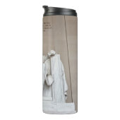Abraham Lincoln Statue Thermosbecher (Nach rechts gedreht)