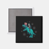 Abraham Lincoln T Rex Dinosaur 4. Juli Amerika Magnet (Vorderseite/Rückseite)