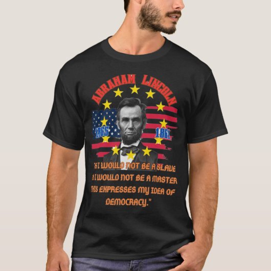 Abraham Lincoln T-Shirt (Vorderseite)