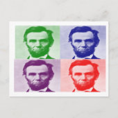 Abraham Lincoln T - Shirt & Geschenke Postkarte (Vorderseite)