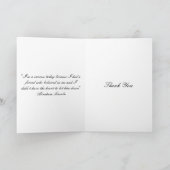 Abraham Lincoln Thank you cards Dankeskarte (Innenseite)