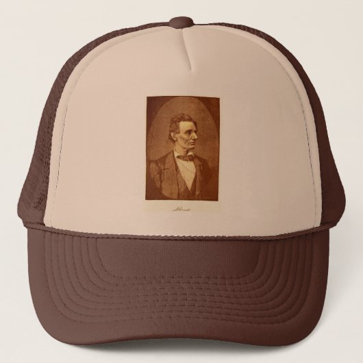 Abraham Lincoln Truckerkappe (Vorderseite)