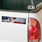 Abraham Lincoln und die Flagge Autoaufkleber (Auf Lkw)